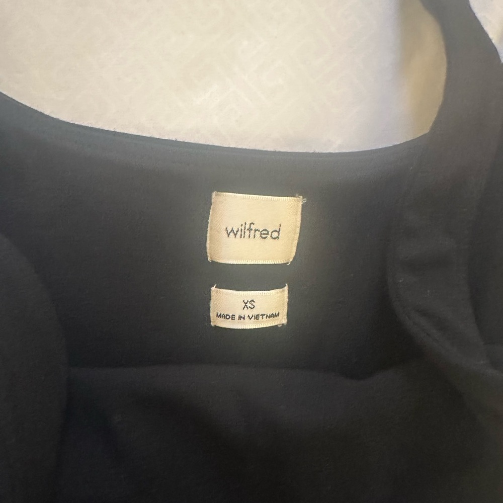 Aritzia Wilfred Saturn Midi Dress in Black Size XS - Picture 11 of 12